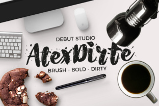 AlexDirte: A Gritty Script Font for Bold Web Design