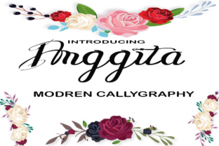 Anggita: A Handwritten Script Font for Modern Web Design