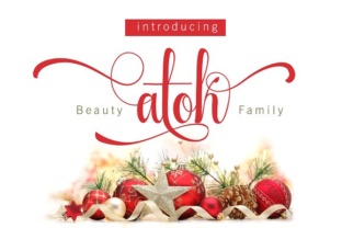 Beauty Atok: A Fluid Script Font for Modern Web Design
