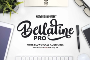 Bellatine: The Bold Handwritten Typeface for Maker Branding