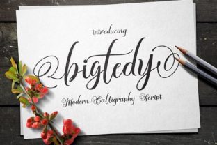 Bigtedy: The Handwritten Typeface for Authentic Branding