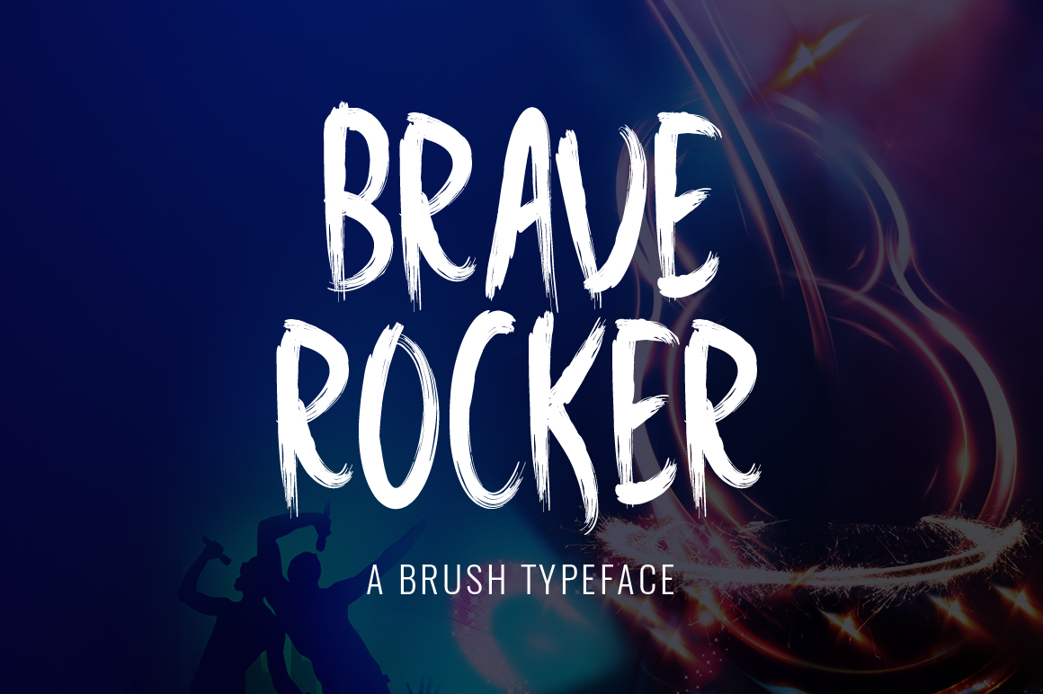 Brave Rocker: A Script Amp Typeface for Editorial Design