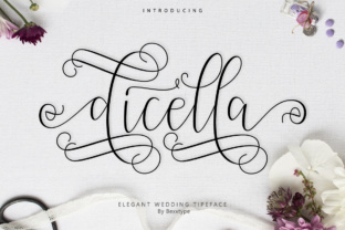 Dicella: The Modern Script Typeface for Standout Brand Identity