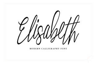 Elisabeth: A Bouncy Script Typeface for Playful Brand Identities