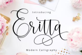 Eritta Typeface: Elevating Campaign Visuals with Modern Script Style