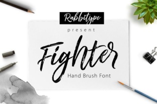 Fighter Typeface: A Fluid Handwritten Script for Modern Brand Identity