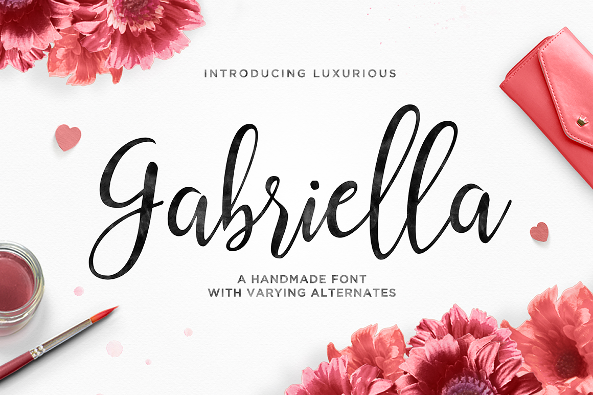 Gabriella Script Font: Elevating Brand Identity for Small Businesses