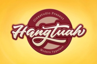 Hangtuah Typeface: Elevating Campaign Visuals with Fluid Script Design