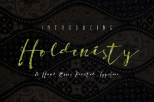 Holdenisty: A Handwritten Script Font for Authentic Campaign Design