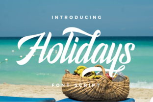 Holidays Typeface: Elevating Editorial Design with Hand-Painted Elegance