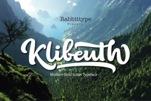 Klibeuth: A Handwritten Script Font for Branding