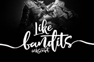 Like Bandits Ink: A Handwritten Font for Authentic Brand Identity
