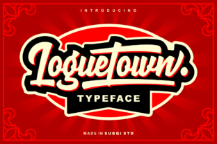 Loguetown Typeface: A Bold Script for High-Impact Digital Branding