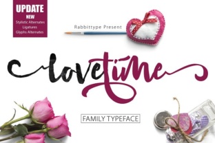 Love Time Typeface: A Polished Script for Small Business Branding