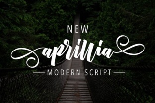 New Aprillia: The Handwritten Typeface That Elevates Campaign Visuals