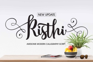 Risthi: The Handwritten Script Font for Polished Brand Identity
