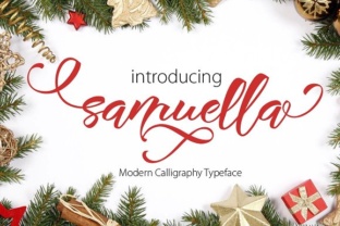 Samuella: A Modern Script Typeface for Handmade Branding