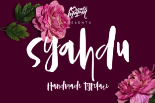 Syahdu Typeface: A Playful Script for Handmade Branding