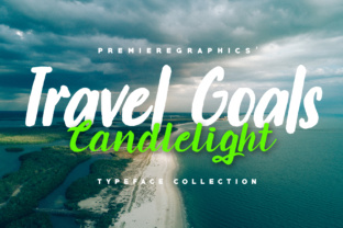 Travel Goals Candlelight: A Bold Marker Typeface for Brand Identity